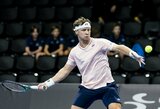 Geriausias pasirodymas per 7 mėnesius: R.Berankis laimėjo 5-ą mačą iš eilės ir pateko į pusfinalį