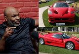 Ikoninė M.Tysono „Ferrari“ aukcione parduota už įspūdingą sumą: „Pirkau ją nežinodamas kaip reikia vairuoti „Ferrari“ ir buvau areštuotas“