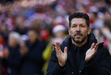 D.Simeone prieš laukiantį mūšį išskyrė vieną „Barcelonos“ žaidėją  