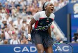 18-metė C.Gauff žengė į „US Open“ ketvirtfinalį: „Buvo labai sunku nesišypsoti, jaučiausi tarsi NBA rungtynėse“