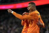 K.Mbappe pelnė „hat-tricką“, o „Real“ sutriuškino „Valladolid“