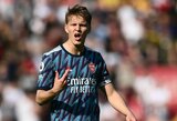 „Arsenal“ vietiniame čempionate krito prieš „Southampton“ futbolininkus