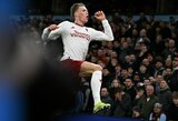 „Man Utd" klubas 86-ąją minutę išplėšė pergalę svečiuose prieš „Aston Villa“