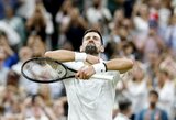 Teniso superturnyras grįžta: dėl milijonų kovos Djokovičius, Sinneris ir Alcarazas