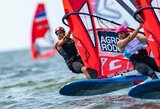 Puikus buriuotojo R.Jasiūno startas pasaulio čempionate kovojant dėl olimpinio kelialapio