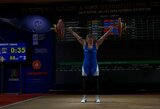 Pasaulio sunkiosios atletikos čempionate L.Jakaitė aplenkė 7 varžoves 