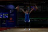 Pasaulio sunkiosios atletikos čempionate L.Jakaitė aplenkė 7 varžoves
