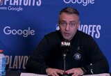 NBA sezoną užbaigęs „Raptors“ strategas buvo emocingas: „Supratau, kaip stipriai myliu šią komandą“
