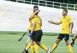 Lietuvos vyrų žolės riedulio rinktinė nepaliko vilčių vengrams ir pateko į finalą