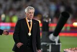 Brazilijos rinktinė susitarė su C.Ancelotti: lauks, kol baigsis jo kontraktas su „Real“