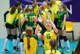 Europos jaunių čempionato atrankoje – pirmoji Lietuvos tinklininkių pergalė