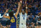 „Timberwolves“ paskutinėmis sekundėmis palaužė „Warriors“ 