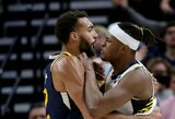 NBA nubaudė „Pacers“ ir „Jazz“ konflikto dalyvius