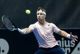 Pirmąją turnyro raketę netikėtai pakeitęs R.Berankis nepateko į aštuntfinalį