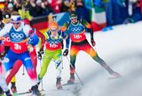 Lietuvos vyrų biatlono rinktinė neišsilaikė 10-uke, prancūzai paleido pergalę iš rankų