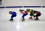 Lietuviai išbandė jėgas pasaulio jaunimo greitojo čiuožimo trumpuoju taku taurės etape