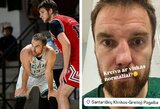 NKL rungtynės Martynui Gecevičiui baigėsi ligoninėje: lūžo nosis