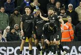 „Manchester City“ Anglijoje šventė nelengvą pergalę