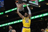 „Lakers“ kelioms savaitėms prarado aukštaūgį
