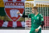 Salės futbolo rinktinės vartininkas E.Žagaras: „Kiekvieno žaidėjo svajonė yra žaisti pasaulio čempionate“