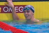 Europos čempionate Lietuvios mišrios estafetės rinktinė užfiksavo antrą geriausią rezultatą, Dominik Grudinskij beveik sekunde pagerino asmeninį rekordą