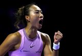 „WTA Finals“: E.Rybakina pralaimėjo olimpinei čempionei ir atsidūrė ant prarajos ribos