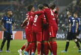 2 įvarčius per 8 minutes Italijoje pelnęs „Liverpool“ žengė didelį žingsnį kito Čempionų lygos etapo link