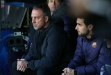 Flicko kalba po pirmojo kėlinio įkvėpė „Barcelonos“ žaidėjus „Newcastle Utd“ sutriuškinimui 