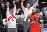 Išsigelbėjusi „Raptors“ atstatė serijos pusiausvyrą