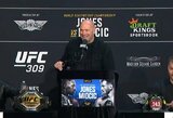 UFC prezidentas D.White'as: apie tai, kada sugrįš C.McGregoras ir kodėl J.Joneso kita kova gali vykti tik prieš T.Aspinallą