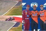 Austrijos GP – gaisras šalia trasos, geriausia „Ferrari“ sezono kvalifikacija ir Norriso dominavimas