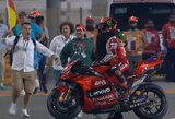 „MotoGP“ čempiono titulą ginantis F.Bagnaia laimėjo lenktynes Katare