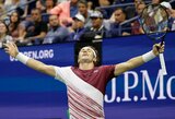 C.Ruudas žengė į „US Open“ pusfinalį ir atsidūrė per dvi pergales nuo pirmosios pasaulio raketės statuso 