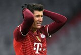 R.Lewandowskio pelnytas įvartis neišgelbėjo: dvigubai daugiau smūgių atlikęs „Bayern“ krito prieš Menchengladbacho „Borussia“