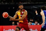 „Galatasaray“ su T.Wallace'u prieš išvyką į Vilnių patyrė nesėkmę