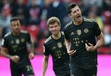 R.Lewandowskis pelnė dublį, o „Bayern“ sutriuškino „Union“, tuo tarpu „Borussia“ pranoko „Koln“ futbolininkus 