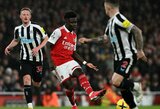 „Newcastle Utd“ atėmė iš „Premier“ lygos lyderio „Arsenal“ taškus 