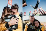 E.Gelažninkienė tapo pirmąja moterimi iš Lietuvos, įveikusia Dakarą: „Tiesiog nerealu“