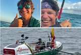 Oficialu: 121 dienos kelionė Atlanto vandenynu baigta – A.Valujavičius pasiekė finišą Floridoje