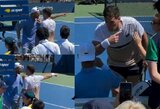 „US Open“ kvalifikacijoje – emocijų protrūkis: tenisininkai vos nekibo vienas kitam į atlapus
