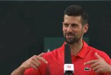 Savo favoritus UEFA Čempionų lygos finale įvardijęs Djokovičius „Roland Garros“ organizatorių malonės nesulaukė