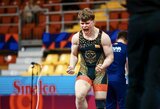 Europos imtynių jaunių čempionate Benediktas Bubelevičius iškovojo sidabro medalį