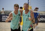 „Tautų taurės“ finaliniame etape – pirmosios Lietuvos paplūdimio tinklininkų pergalės