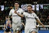 „Atalanta“ nugalėjęs „Inter“ sutvirtino „Serie A“ lygos lyderio poziciją