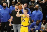 „Lakers“ naujokas mače prieš „Mavericks“ išplėšė pergalę pratęsime