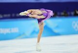 15-metė rusė pagerino olimpinį rekordą: savo pasirodymu trumpojoje programoje ir vėl sužavėjo pasaulį