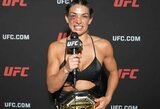 208 smūgius „sugėrusi“ naujoji UFC čempionė interviu metu slėpė sužalojimus: „Viskas galėjo baigtis daug blogiau“