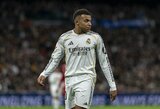 Kylianas Mbappe dėl traumos praleis Ispanijos Supertaurę 