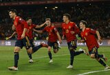 Švedus nugalėjusi Ispanijos rinktinė tiesiogiai pateko į pasaulio futbolo čempionatą