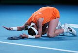 „Australian Open“: 19-metė čekė pateikė didžiausią turnyro sensaciją, o sirgaliai susiginčijo dėl Andrejevos žodžių